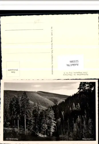 523306,Hahnenklee Bockswiese bei Goslar Oberharz Thöls Wegekarte Weg 2