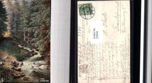 529944,Künstler AK Harz Radautal b. Bad Harzburg pub Tuck Oilette 206 B