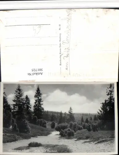 501725,Lüneburger Heide Blick ins Heidetal b. Schnevedingen Landschaft