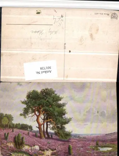 501728,Künstler AK Willy Haase Lüneburger Heide b. Schnevedingen