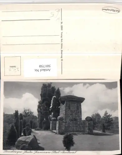 501750,Lüneburger Heide Hermann Löns-Denkmal b. Fallingbostel