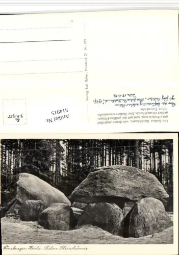 514915,Lüneburger Heide Sieben Steinhäuser b. Fallingbostel Felsen