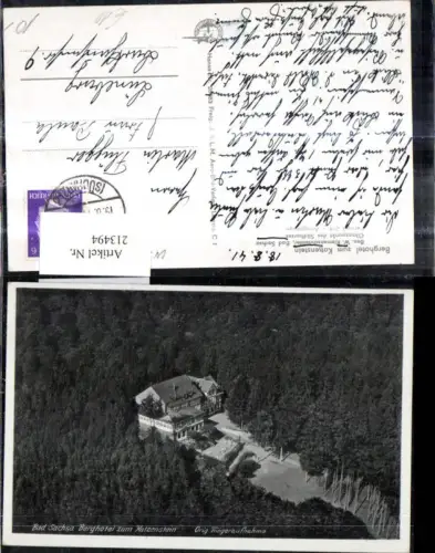 213494,Bad Sachsa Berghotel z. Katzenstein Fliegeraufnahme