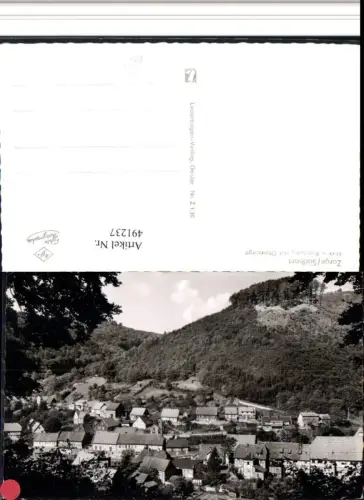 491237,Zorge im Südharz Totale v. Rundweg auf Oberzorge