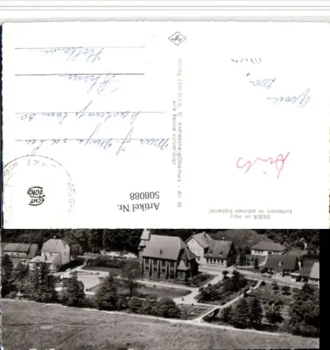 508088,Sieber im Harz b. Herzberg Teilansicht Kirche