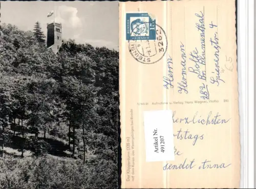 491207,Klippenturm auf dem Kamm des Wesergebirges b. Rinteln