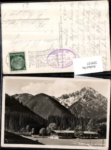 229137,Bauer i. d. Au m. Kampen Wiessee b. Tegernsee