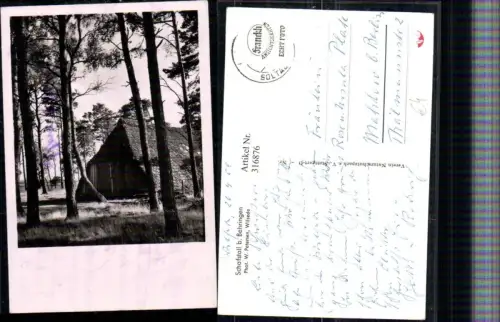 316876,Schafstall b. Behringen Reetdach-Hütte