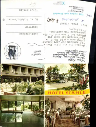 616432,Mehrbild Ak Suddendorf Schüttorf b. Bentheim Hotel Stähle