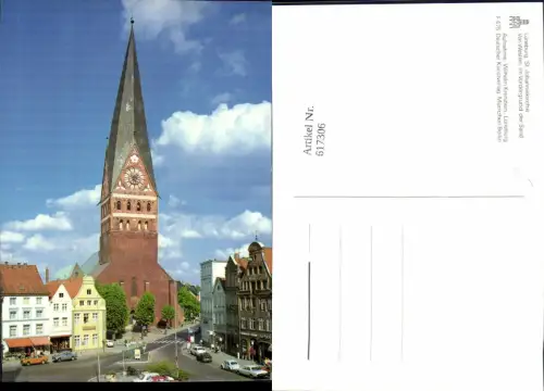 617306,Lüneburg St Johanniskirche Kirche v. Westen gesehen