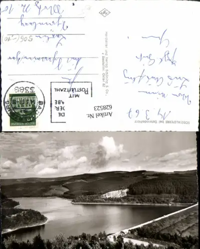 628523,Foto Ak Sösetalsperre b. Osterode Harz Talsperre