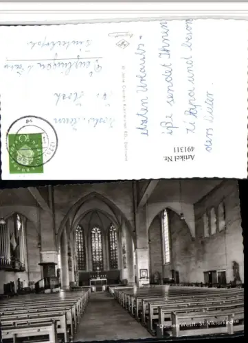 491311,Dülmen St. Viktorkirche Kirche Innenansicht
