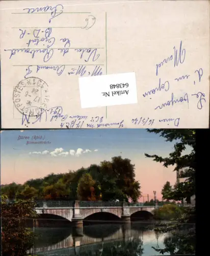 643848,Düren Rheinland Bismarckbrücke Brücke Bismarck