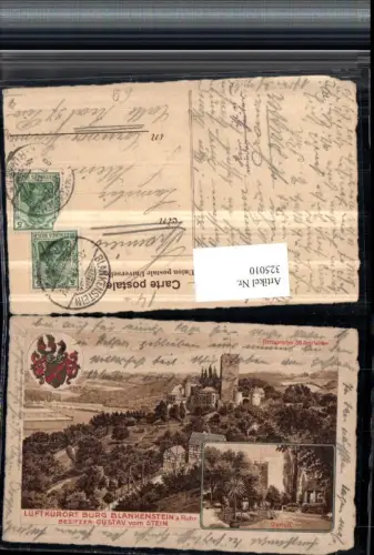 325010,Burg Blankenstein b. Hattingen Garten Mehrbildkarte