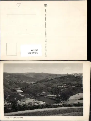 365868,Rursee See u. Urfttalsperre b. Schleiden