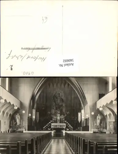 560692,Foto Ak Herford Westfalen Kirche Innenansicht