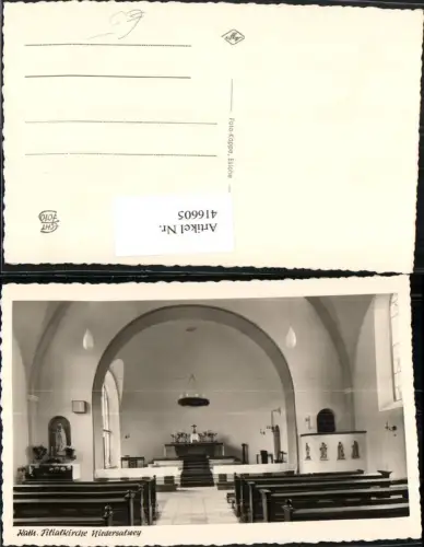 416605,Niedersalwey Katholische Filialkirche Kirche Innenansicht