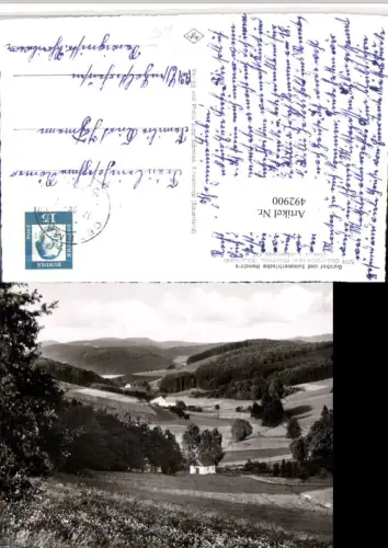 492900,Obermarpe b. Meschede Gutshof Henders Landschaft