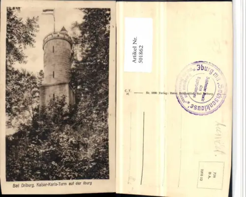 501862,Bad Driburg Kaiser-Karls-Turm auf der Iburg