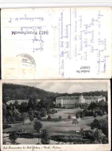 516837,Bad Hermannsborn b. Bad Driburg Kurhaus