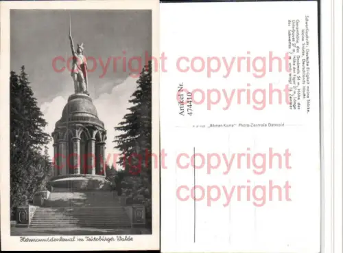 474410,Hermannsdenkmal im Teutoburger Wald b. Detmold