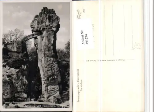 491274,Teutoburgerwald Externsteine b. Horn-Bad Meinberg Turmfelsen