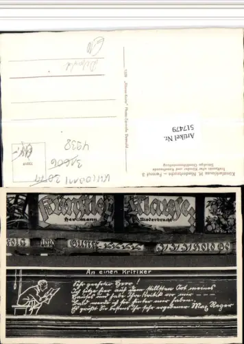 517479,Detmold Künstlerklause H. Niederbracht Detail