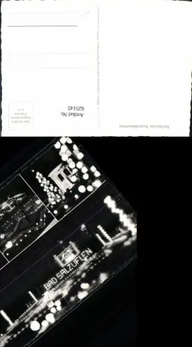 625145,Mehrbild Ak Bad Salzuflen Kurparkbeleuchtung Kurpark b. Nacht