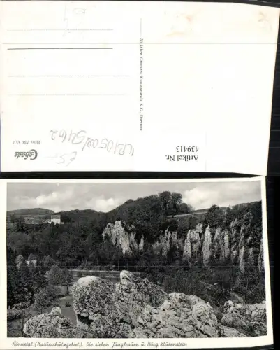 439413,Hönnetal b. Neuenrade Sieben Jungfrauen u. Burg Klusenstein
