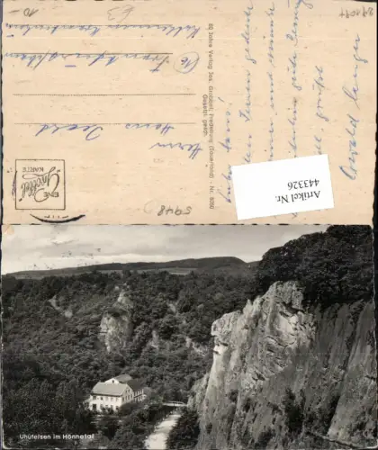 443326,Uhufelsen Felsen im Hönnetal b. Neuenrade