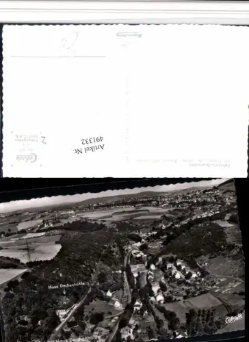 491332,Grüner Tal m. Haus Dechenhöhle b. Iserlohn Fliegeraufnahme