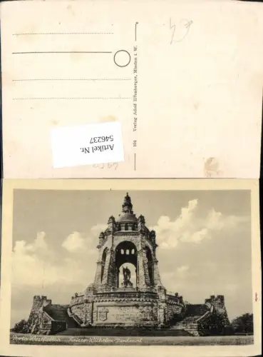 546237,Porta Westfalica b. Detmold kaiser Wilhelm Denkmal LK Minden Lübbecke