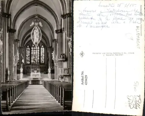 439429,Paderborn Dom Kirche Innenansicht