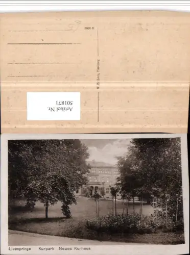 501871,Lippspringe Kurpark Kurhaus