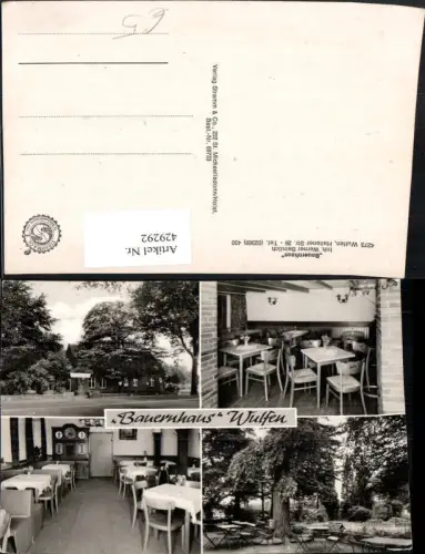 429292,Wulfen Bauernhaus Mehrbildkarte