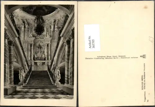 365705,Schloss Brühl Treppenhaus Stiege