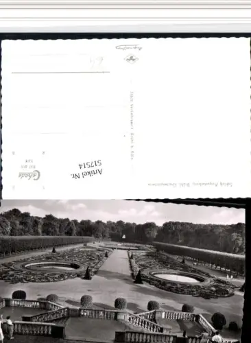 517514,Brühl Schloss Augustusburg Gartenparterre