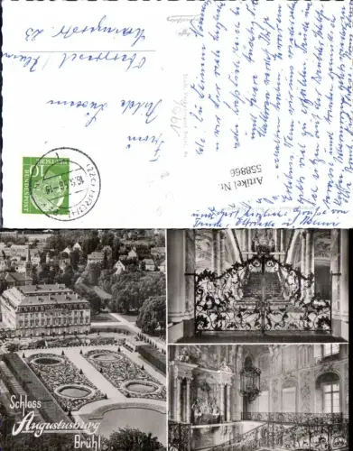 558866,Mehrbild Ak Schloss Augustusburg Brühl Tor Gitter