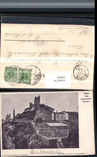 320926,Gruß vom Drachenfels Plateau b. Königswinter Ruine