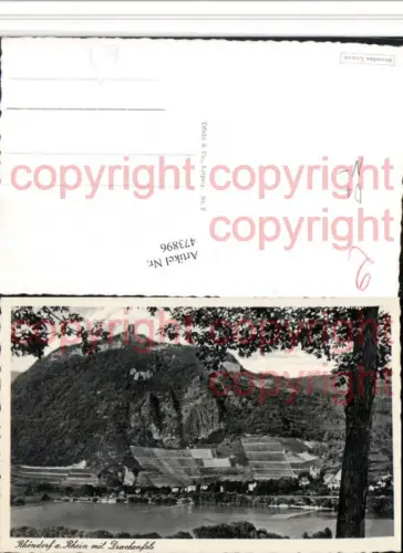 473896,Rhöndorf am Rhein m. Ruine Drachenfels