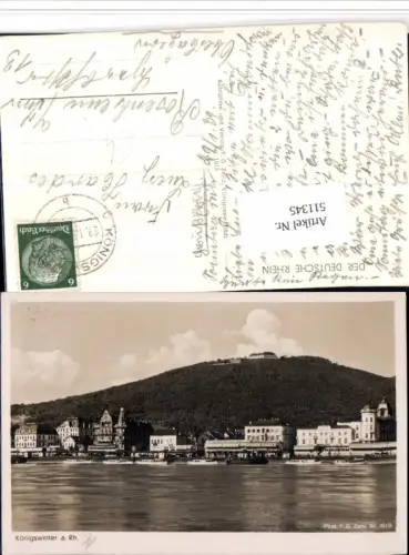 511345,Königswinter am Rhein Teilansicht