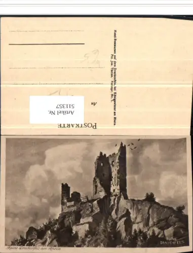 511357,Ruine Drachenfels b. Königswinter am Rhein