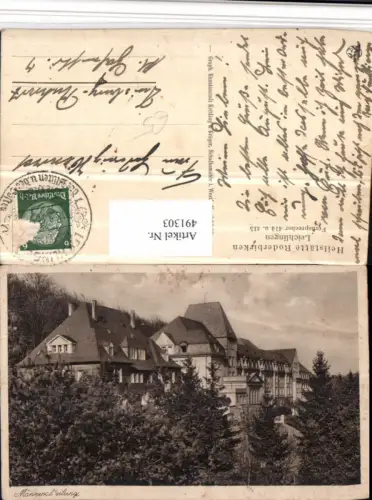 491303,Leichlingen Heilstätte Roderbirken Männerabteilung