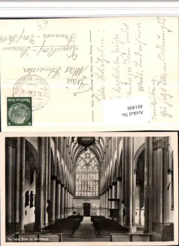 491498,Altenberg b. Odenthal Dom Kirche Innenansicht