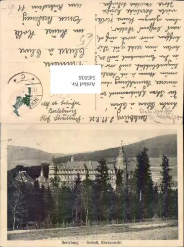 545936,Berleburg Totale Schloss LK Siegen Wittgenstein