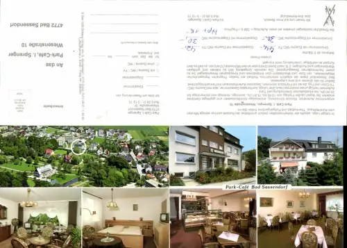 635404,Klapp-AK Bad Sassendorf Park Cafe LK Soest