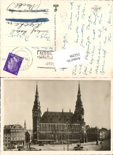 552299,Aachen Markt m. Rathaus