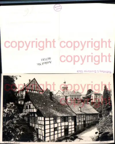 467181,Tecklenburg im Teutoburger Wald Teilansicht