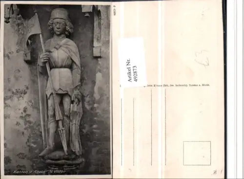 492873,Xanten am Rhein St. Victor Statue
