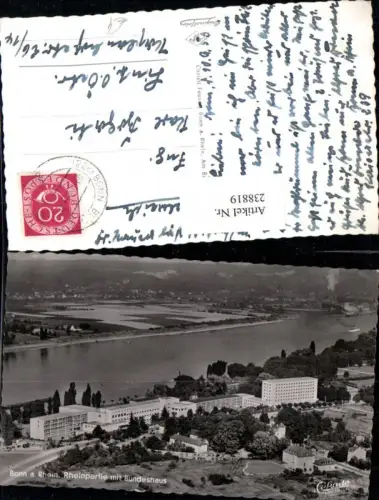 238819,Bonn a. Rhein Rheinpartie m. Bundeshaus